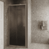 Alcove shower screen Hietakari Forma 462, Sand frame, grey satin glass Alcove shower screen Hietakari Forma 462, Sand frame, grey satin glass