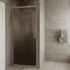 Alcove shower screen Hietakari Forma 462, Sand frame, brown satin glass Alcove shower screen Hietakari Forma 462, Sand frame, brown satin glass