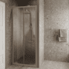 Alcove shower screen Hietakari Forma 462, Sand frame, reeded glass Alcove shower screen Hietakari Forma 462, Sand frame, reeded glass