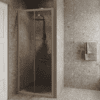 Alcove shower screen Hietakari Forma 462, Sand frame, super bright glass Alcove shower screen Hietakari Forma 462, Sand frame, super bright glass