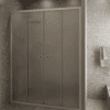 Alcove shower screen Hietakari Forma 464, Sand frame, satin frosted glass Alcove shower screen Hietakari Forma 464, Sand frame, satin frosted glass