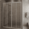 Alcove shower screen Hietakari Forma 464, white frame, super bright glass Alcove shower screen Hietakari Forma 464, white frame, super bright glass