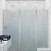 Alcove shower screen Hietakari Infinia 239, aluminium frame, satin frosted glass