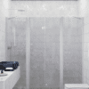 Alcove shower screen Hietakari Infinia 240, aluminium frame, grey tinted glass Alcove shower screen Hietakari Infinia 240, aluminium frame, grey tinted glass
