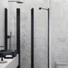 Alcove shower screen Hietakari Infinia 243, hinged door + hinged door with fixed part – 5