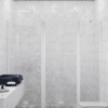 Alcove shower screen Hietakari Infinia 247, folding door + folding door with fixed part