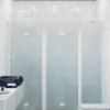 Alcove shower screen Hietakari Infinia 247, white frame, satin frosted glass