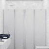 Alcove shower screen Hietakari Infinia 248, aluminium frame, Chinchilla patterned glass Alcove shower screen Hietakari Infinia 248, aluminium frame, Chinchilla patterned glass