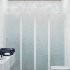 Alcove shower screen Hietakari Infinia 248, white frame, satin frosted glass Alcove shower screen Hietakari Infinia 248, white frame, satin frosted glass