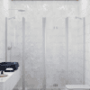 Alcove shower screen Hietakari Infinia 249, aluminium frame, clear glass Alcove shower screen Hietakari Infinia 249, aluminium frame, clear glass