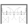 Alcove shower screen Hietakari Infinia 250 – dimension drawing Alcove shower screen Hietakari Infinia 250 – dimension drawing