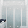 Alcove shower screen Hietakari Infinia 250, white frame, satin frosted glass Alcove shower screen Hietakari Infinia 250, white frame, satin frosted glass