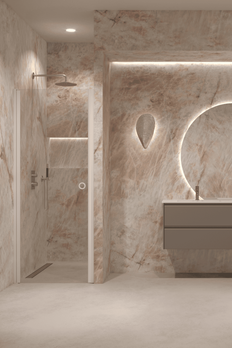 Hinged shower door with wall magnet Hietakari Forma 382, white frame, clear glass Hinged shower door with wall magnet Hietakari Forma 382, white frame, clear glass