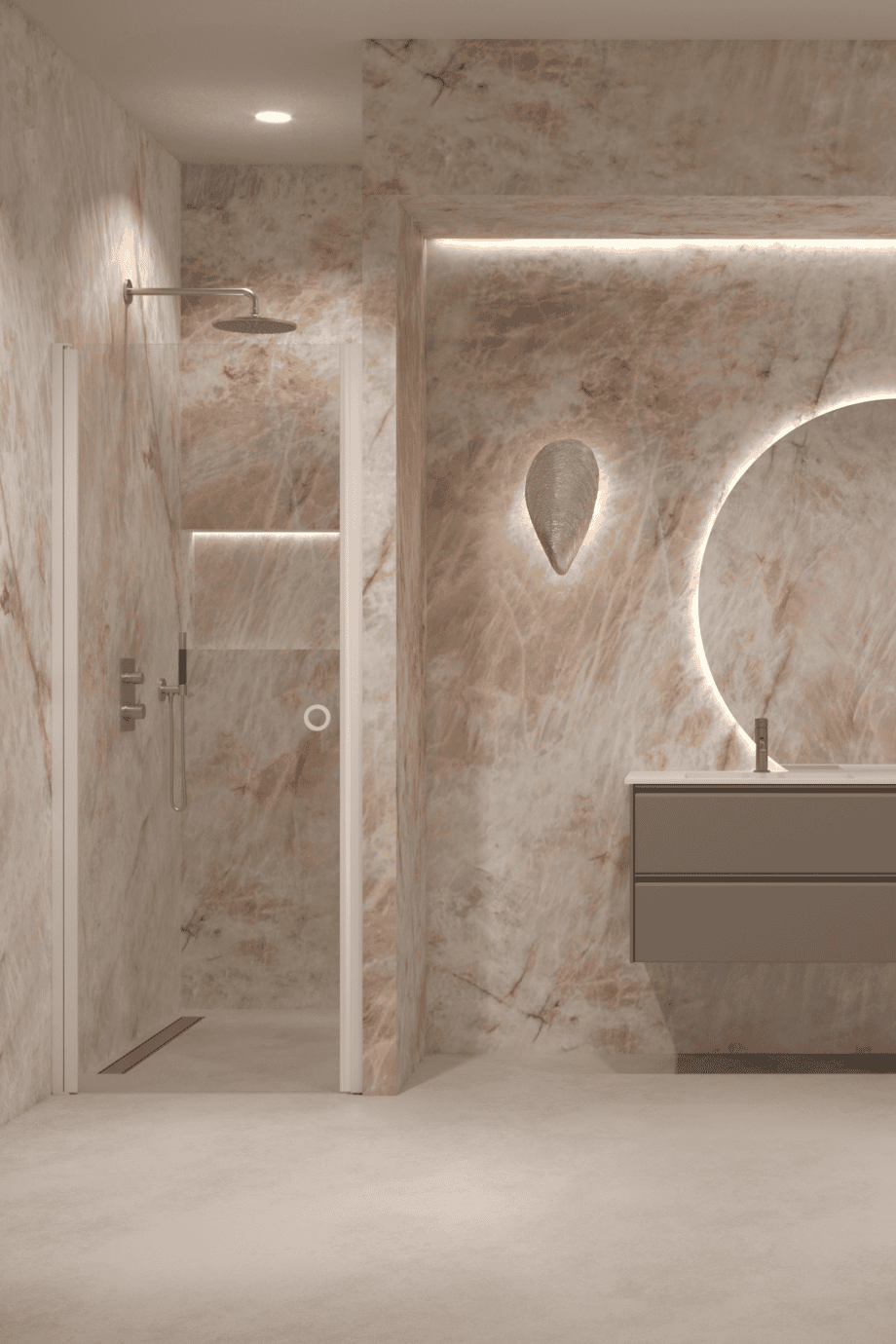 Hinged shower door with wall magnet Hietakari Forma 382, white frame, super bright glass Hinged shower door with wall magnet Hietakari Forma 382, white frame, super bright glass
