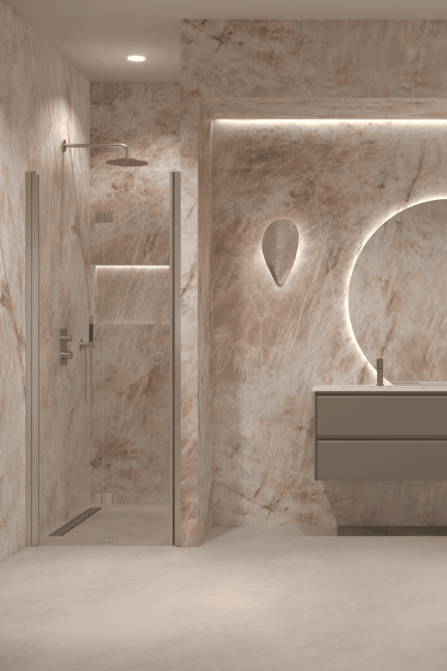 Folding shower door with wall magnet Hietakari Forma 383, aluminium frame, super bright glass Folding shower door with wall magnet Hietakari Forma 383, aluminium frame, super bright glass