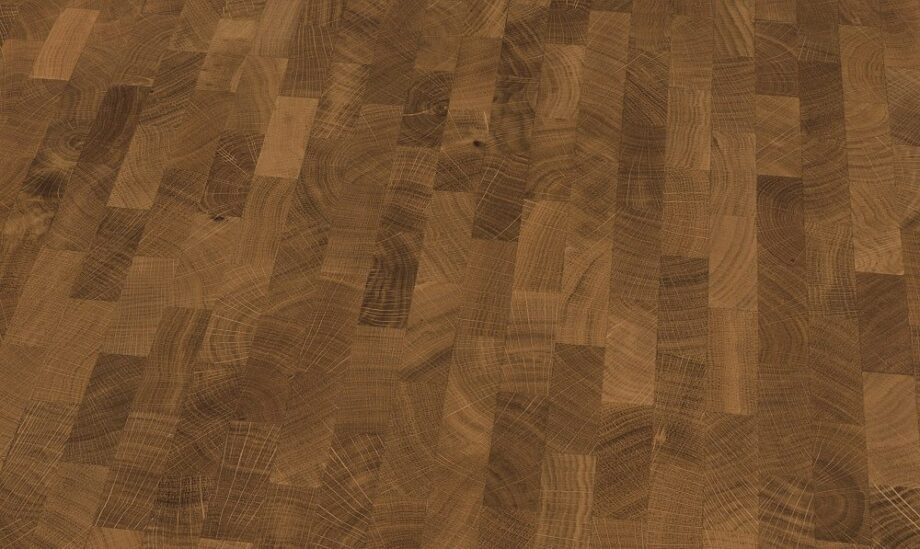 End Grain Flooring Oak Natur, English bond, 18 mm, block 20 x 60 mm