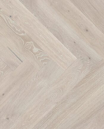Herringbone floor Barlinek Oak Pudding beveled brushed matt lacquered