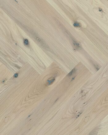 Herringbone floor Oak Crema Country beveled brushed oiled
