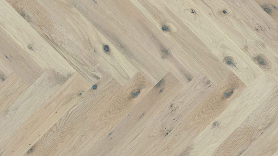 Herringbone floor Oak Crema Country beveled brushed oiled Herringbone floor Oak Crema Country beveled brushed oiled