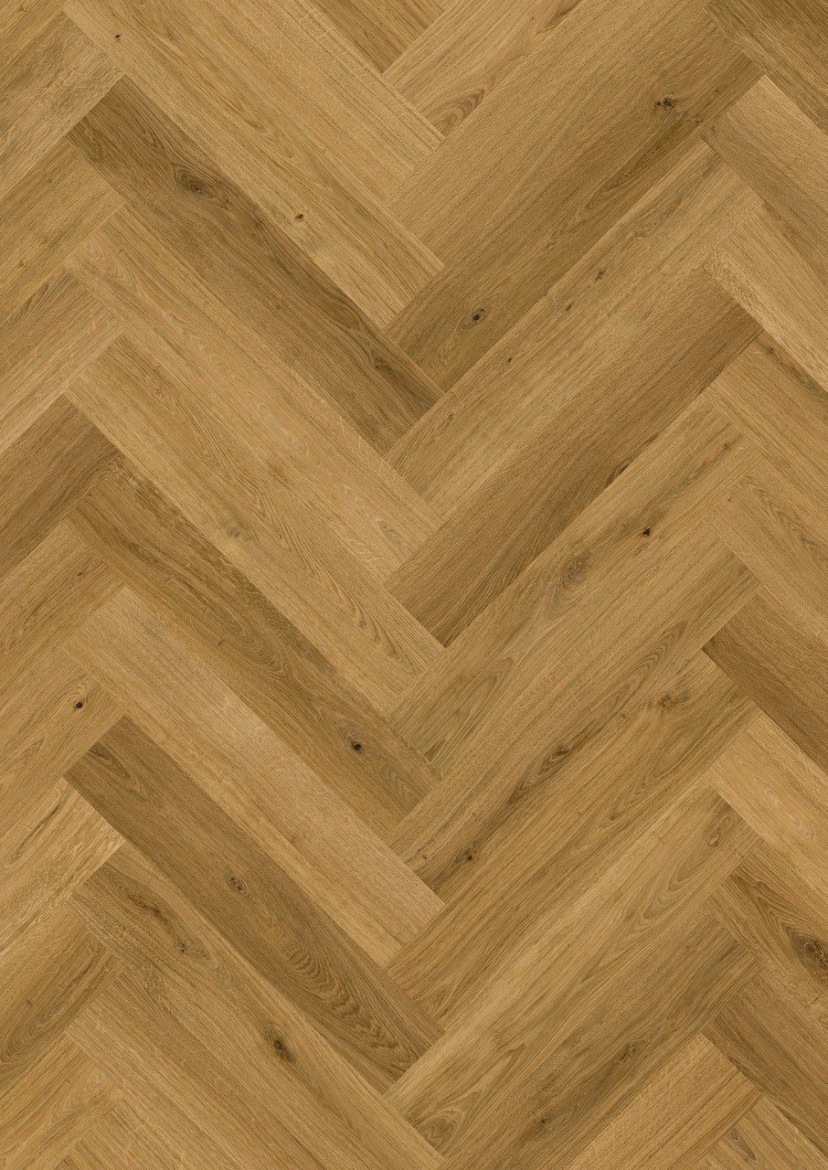 Herringbone laminate Quick-Step Impressive Design Cinnamon Oak