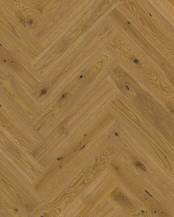 Herringbone parquet flooring Oak Rustic oil-waxed 105mm