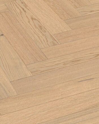 Herringbone parquet Meister, Lindura HS 500, Classic oak cream white 20231, herringbone, 700 x 140 mm, brushed, ultra matt lacquered