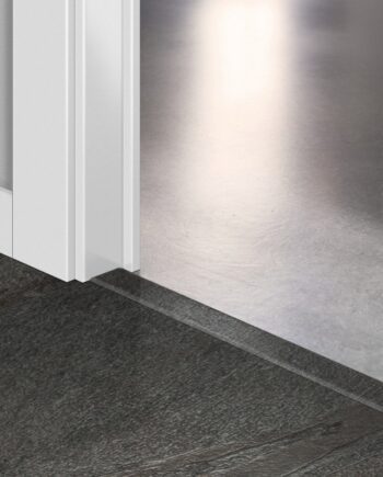 Incizo 5-in-1 transition profile Quick-Step Black Slate for rigid LVT vinyl (Alpha), 8x45x2000 mm