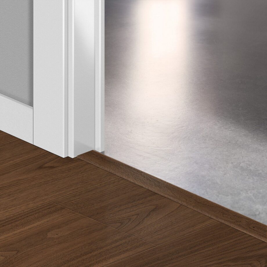 Incizo 5-in-1 transition profile Quick-Step Chic Walnut for laminate, 13x48x2150 mm