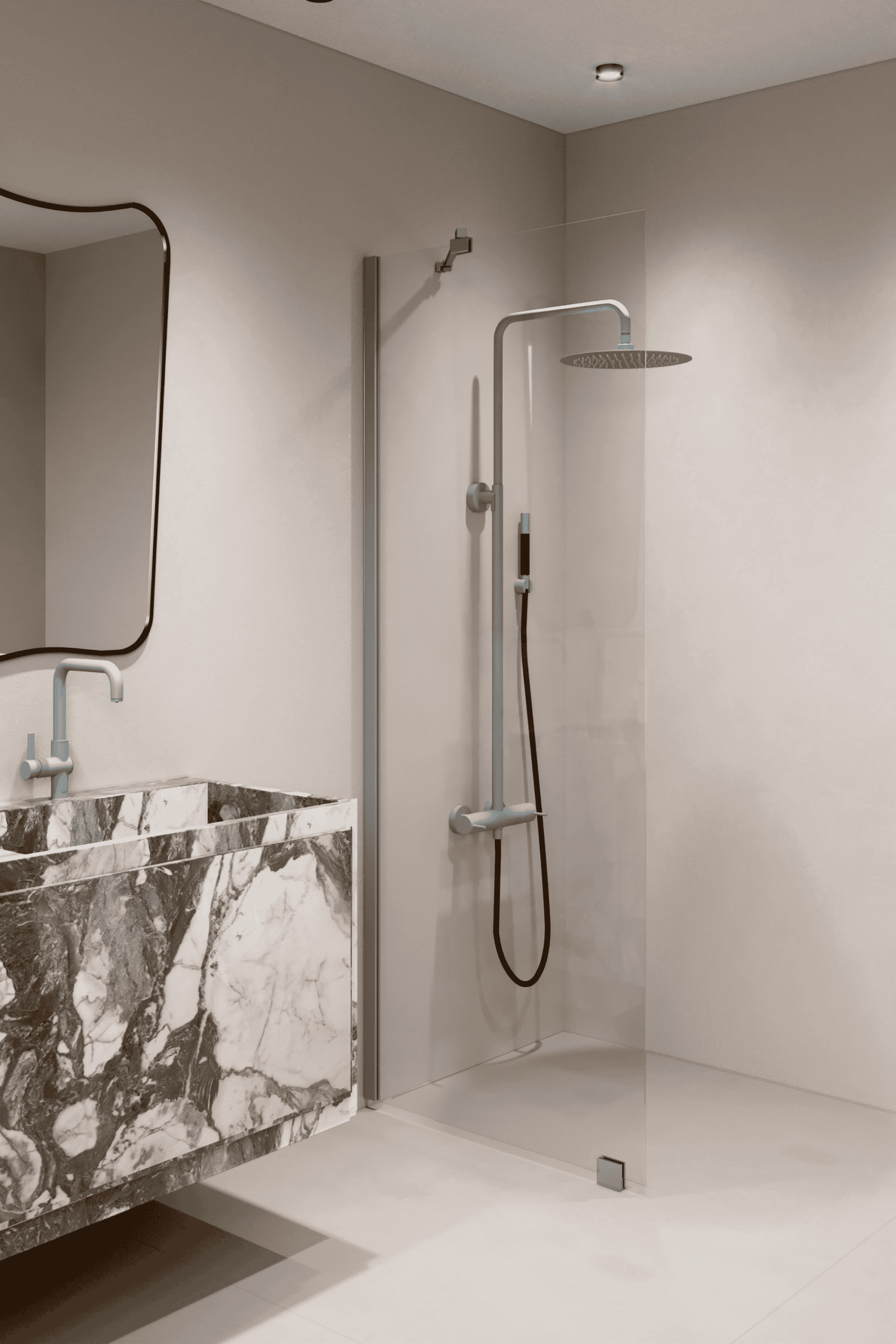 Fixed shower screen Hietakari Forma 301 – 4