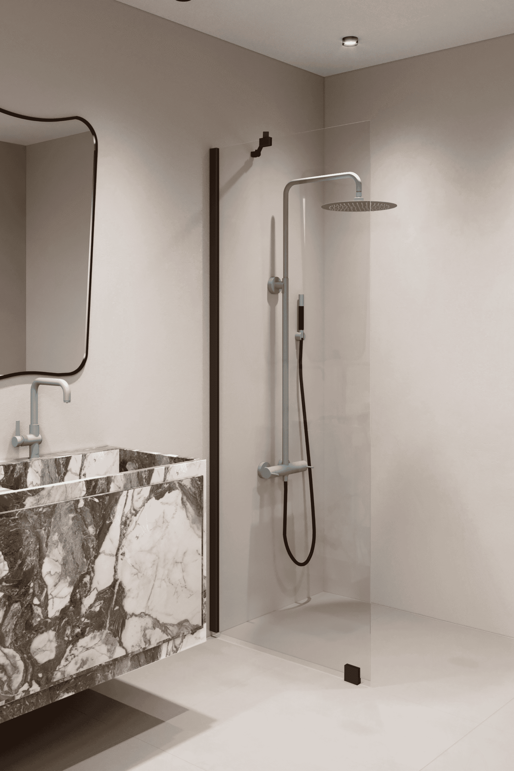 Fixed shower screen Hietakari Forma 301 – 5