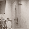 Fixed shower screen Hietakari Forma 301 – view 7 Fixed shower screen Hietakari Forma 301 – 7