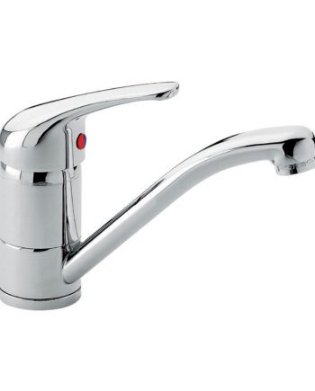 Kitchen mixer Emmevi Ambra 9007CCND with short swivel spout, low pressure