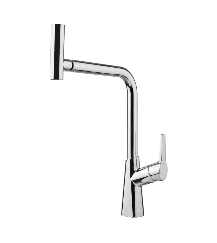 Kitchen mixer Emmevi Nicla 89078ES, tall L-shaped spout, chrome Kitchen mixer Emmevi Nicla 89078ES, tall L-shaped spout
