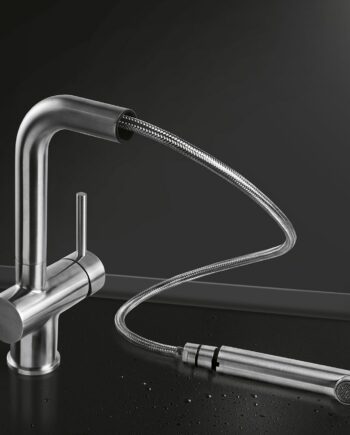 Kitchen mixer Emmevi Piper 45044INLSES with pull-out spray