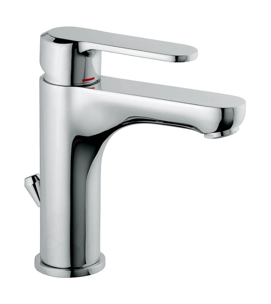 Tall basin mixer Emmevi Nefer 77033BIG with pop-up waste, chrome Tall basin mixer Emmevi Nefer 77033BIG with pop-up waste