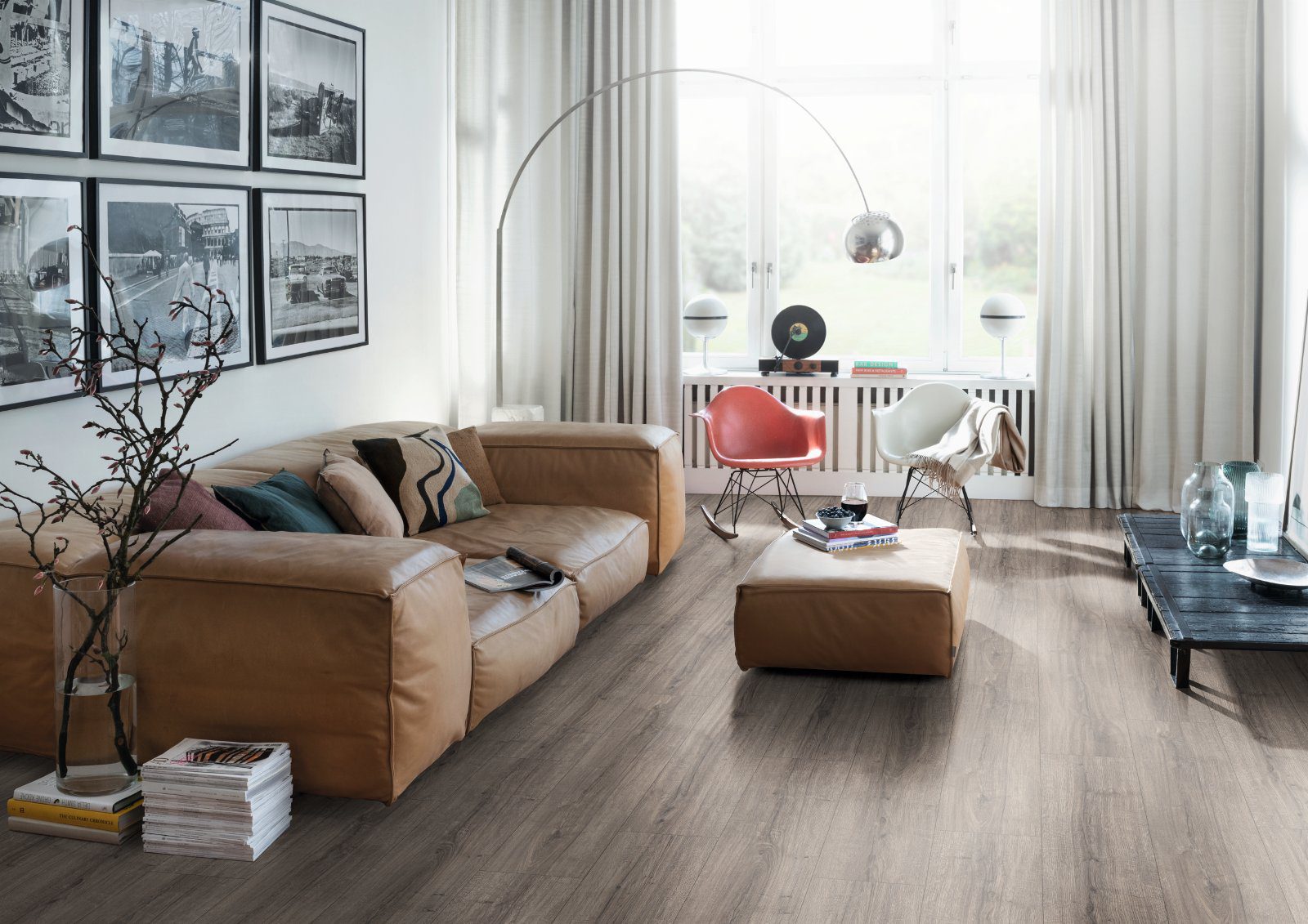 Laminate flooring Egger Grey Sherman Oak, Aqua+, wide plank 8 mm – 2