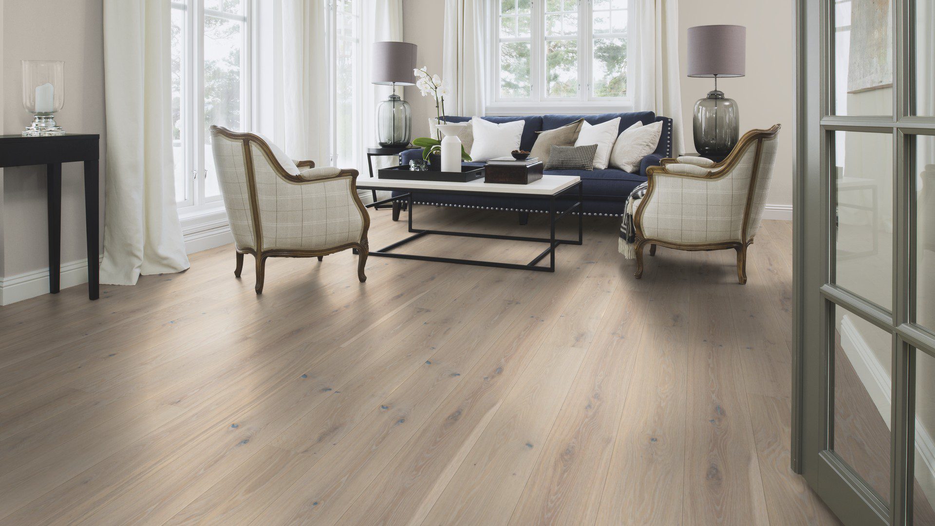 Laudparkett Bauwerk Casapark tamm 46 Farina B-Protect® ultramatt lakk 181mm