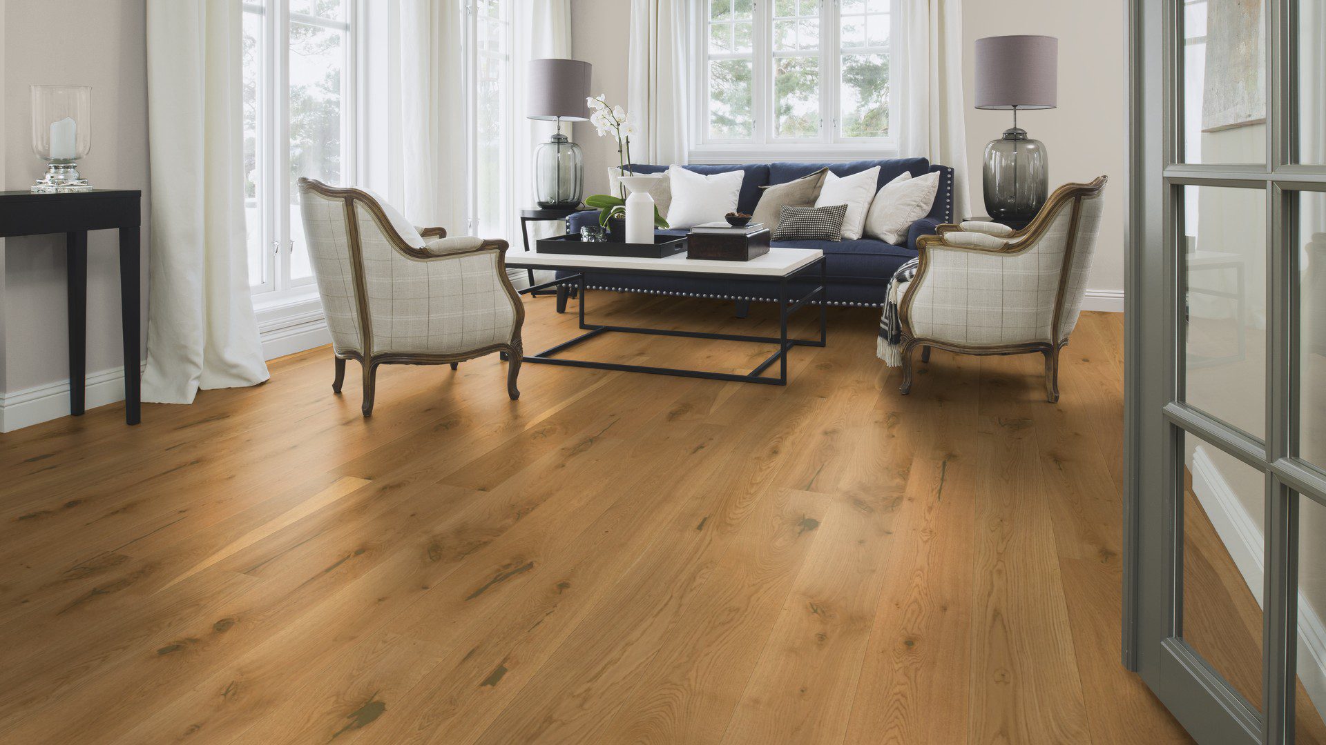 Parquet floor Bauwerk Casapark Oak 56 brushed oil waxed 181mm – 3