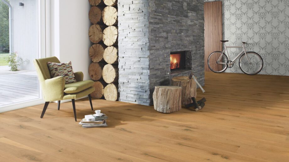 Bauwerk Casapark Oak 56 brushed oil waxed – view 5 Parquet floor Bauwerk Casapark Oak 56 brushed oil waxed 181mm – 5