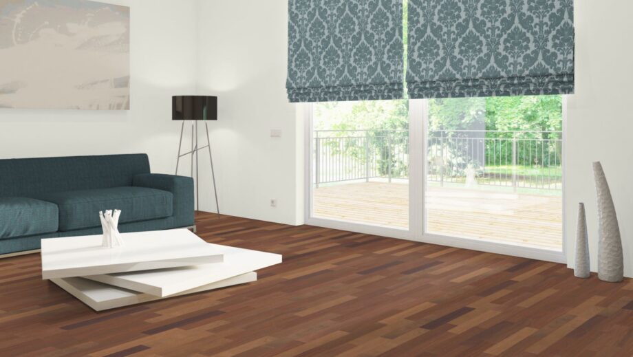 Cumaru Parquet Flooring Natur, solid strip parquet, unfinished, 15 x 70 x 500 mm – view 3 Cumaru Parquet Flooring Natur, solid strip parquet, unfinished, 15 x 70 x 500 mm – 3