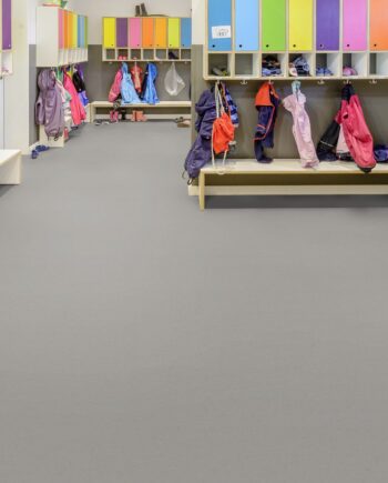 Linoleum floor Gerflor Colorette 0058 Aluminium Grey