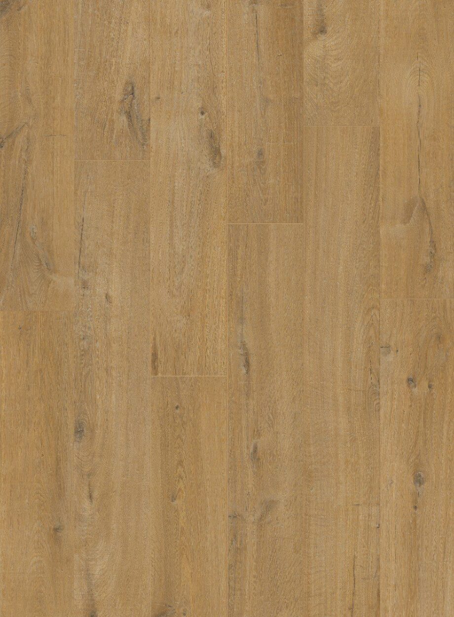 LVT Vinyl QUICK STEP, Pulse Glue Plus, Cotton Oak Deep Natural, beveled