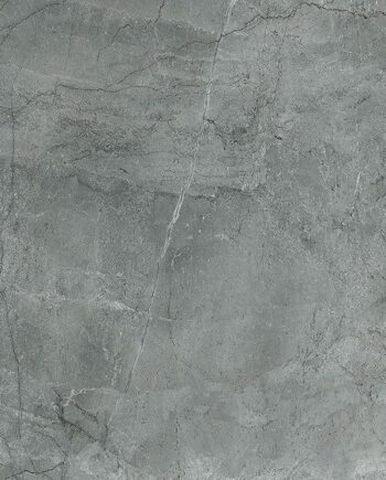 Marble-effect matt porcelain floor tile Silver Graphite, 60x120 cm, 8 mm, graphite grey, R9
