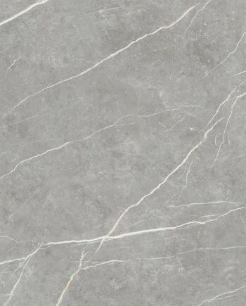 Marble-effect matt porcelain floor tile Tau Elite Gray, 120x120 cm, 9 mm, grey, R10, rectified
