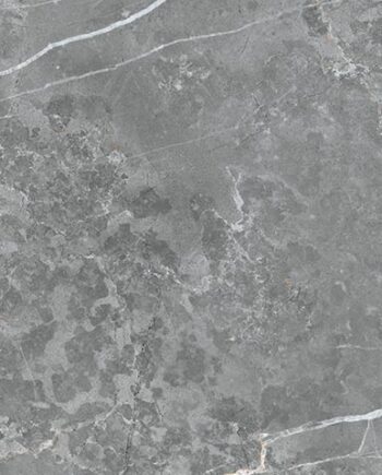Marble-effect polished porcelain wall tile Tau Elite Graphite Pol, 9x30 cm, graphite grey, rectified