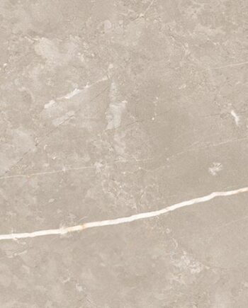 Marble-effect polished porcelain wall tile Tau Elite Greige Pol, 9x30 cm, greige, rectified