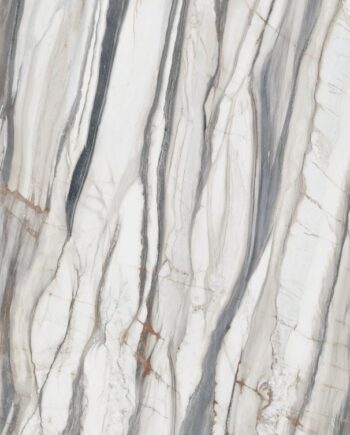 Marble effect porcelain slab ABK Sensi 900 Oyster White, 120x280 cm, 6 mm, soft satin