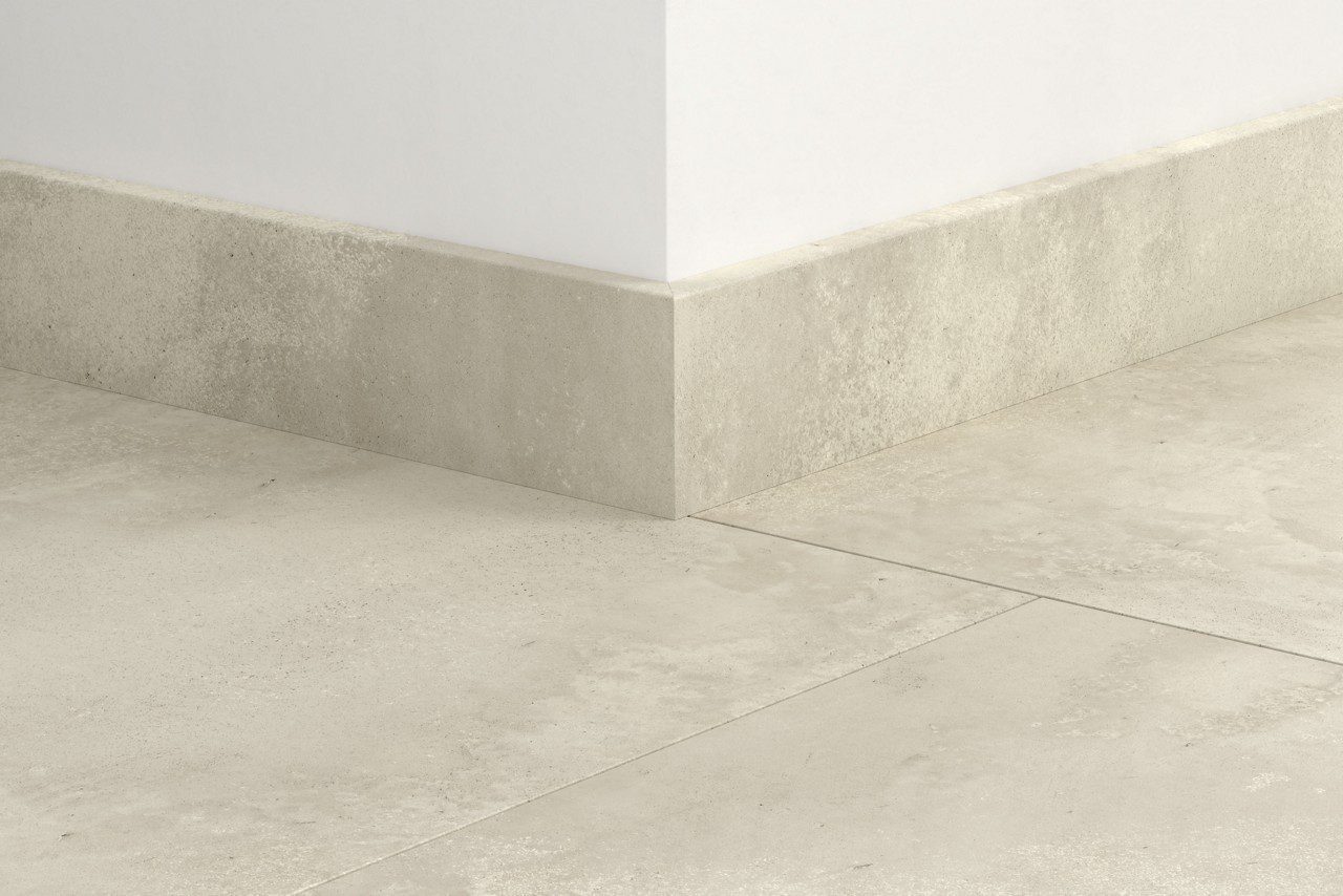 Skirting board Quick-Step Stained Concrete for laminate, MDF, 12x58x2400 mm