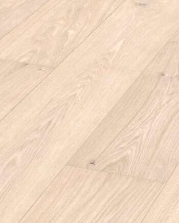 Oak parquet Meister, Longlife PD 450, Authentic limed white oak 09003, 1-strip, 2400 x 255 mm, brushed, ultra matt lacquered