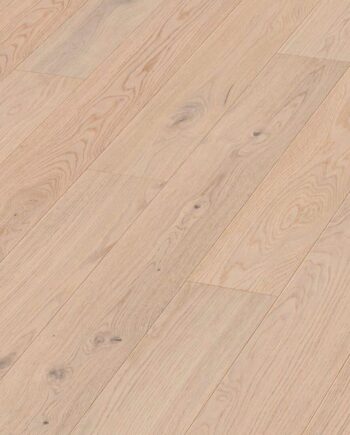 Oak parquet Meister, Longlife PS 300, Authentic off-white oak 09021, 1-strip short plank, 1187 x 142 mm, brushed, ultra matt lacquered